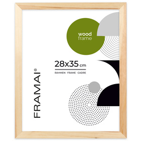 Ramka z drewna surowego na zdjęcia RAW 28x35 cm