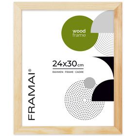 Ramka z drewna surowego na zdjęcia RAW 24x30 cm